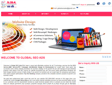 Tablet Screenshot of globalseoads.com